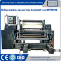 Narrow width simple adhesive tape slitting machine